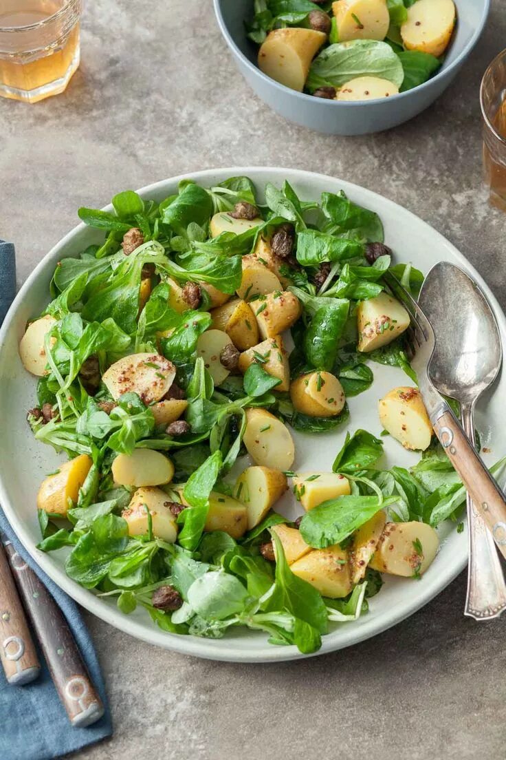Каперсы салаты рецепты с фото Whole Grain Mustard Potato Salad Rezept Rezepte, Essen, Salat