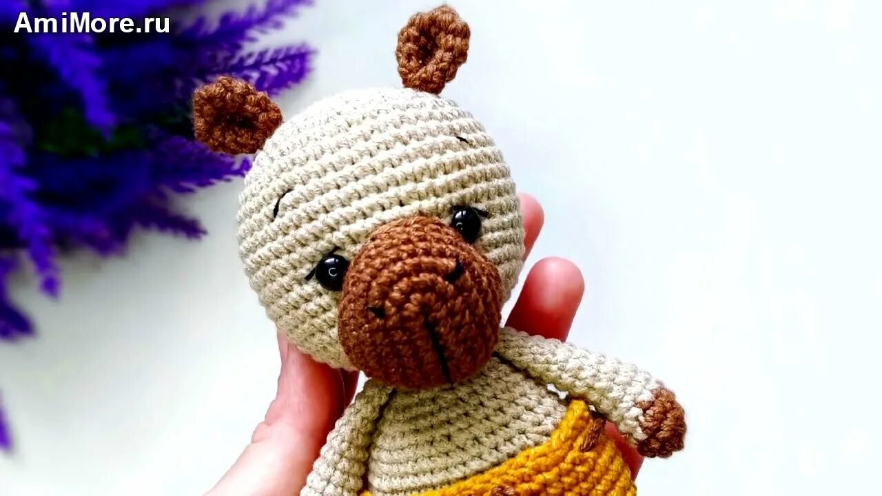 Капибара амигуруми крючком схема и описание Амигуруми: схема Капибара Игрушки вязаные крючком - Free crochet patterns. - You