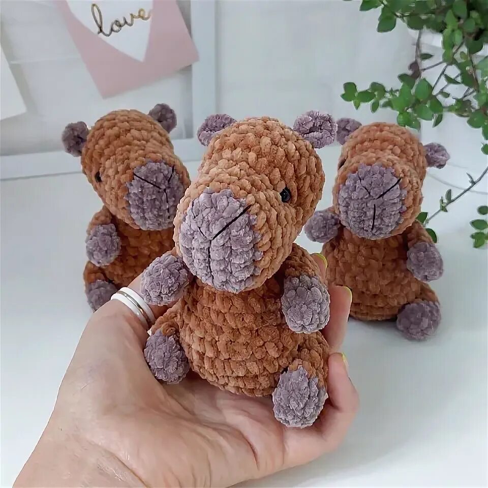 Капибара амигуруми крючком схема и описание AmiMore - схемы игрушек амигуруми OK.RU