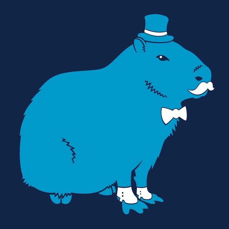 Капибара фото мультик Sir Capybara t-shirt from Sir Critter Cat drawing, Capybara, Cool drawings