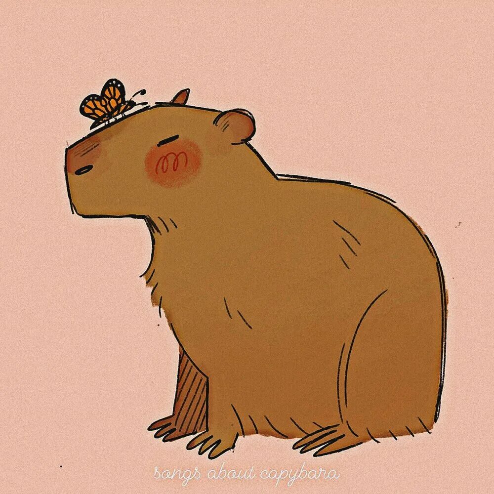 Капибара фото смешные и милые рисунки It's a Capybara Midnight Blue слушать онлайн на Яндекс Музыке