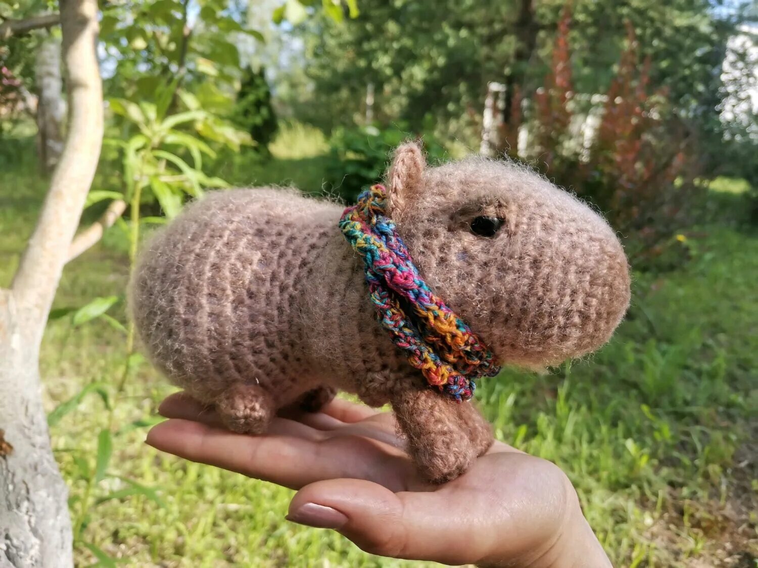 Капибара игрушка связать крючком схема и описание Капибара в интернет-магазине на Ярмарке Мастеров Мягкие игрушки, Нижний Новгород