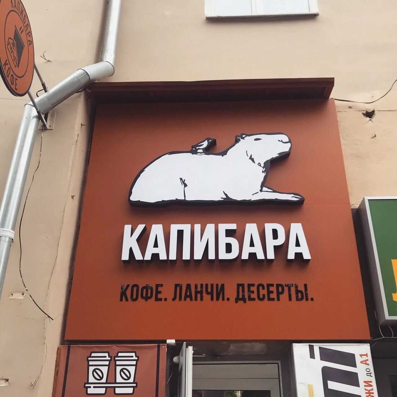 Капибара красноармейская ул 101 фото coffee's shop's Capybara in specifics, Gagarina Street, 18 - Yandex Maps