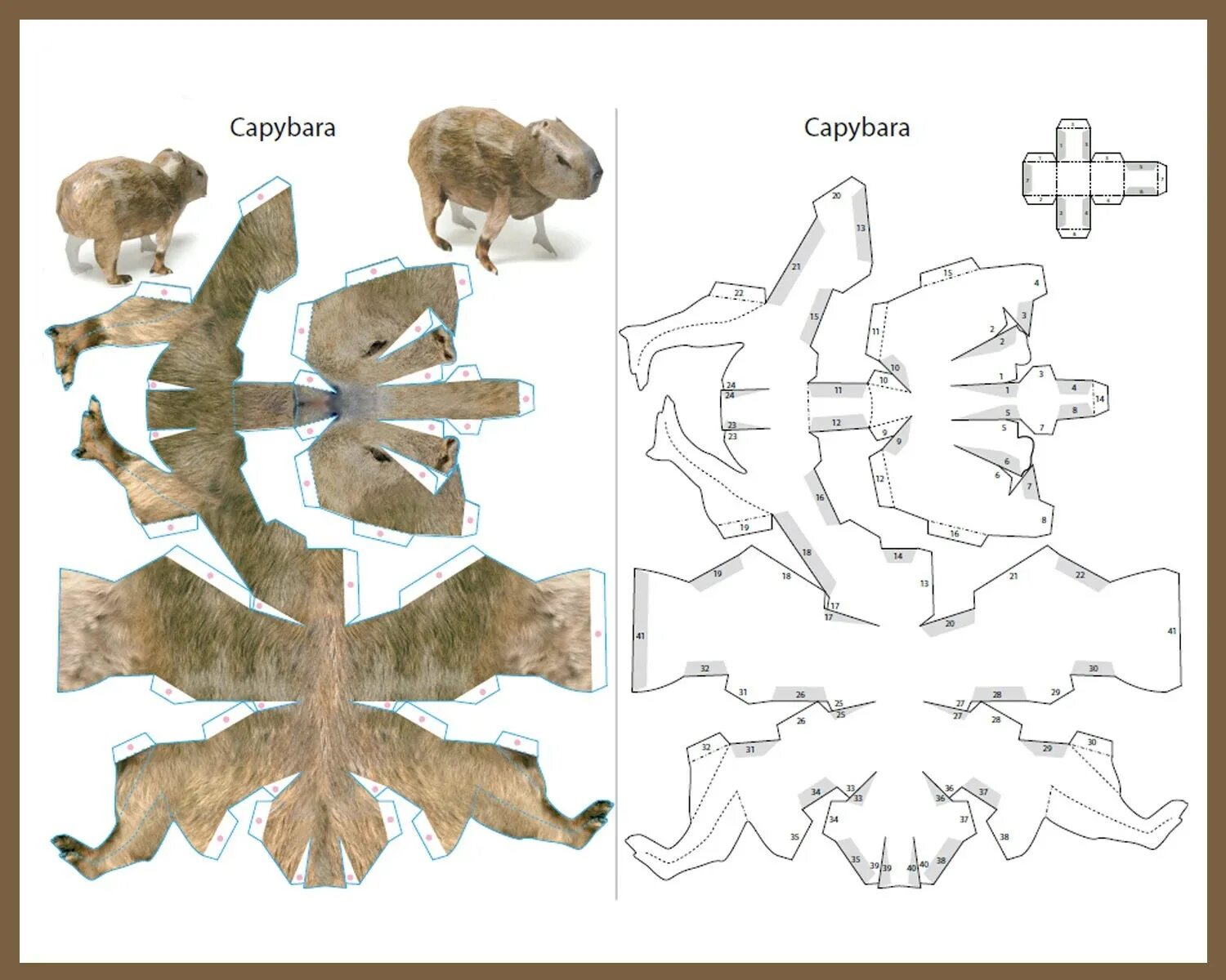 Капибара своими руками выкройки Capybara Cutout Template, Your Resource To Discover And Connect With Designers W