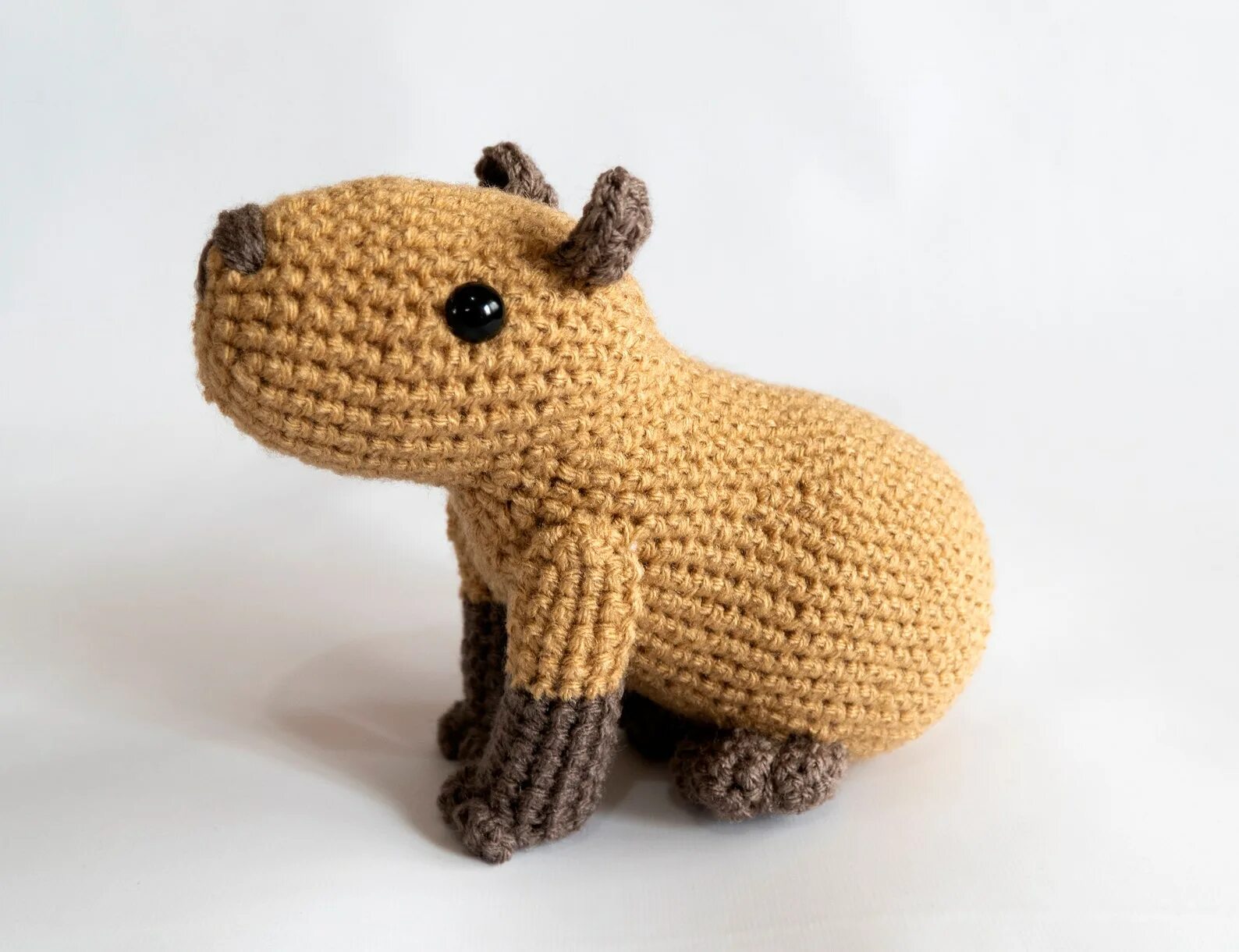 Капибара вязаный крючком схемы большой бесплатно Crochet PATTERN PDF Amigurumi Capybara Crochet Rodent Etsy