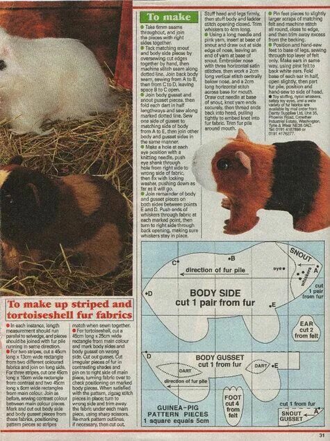 Капибара выкройка игрушка своими руками Pin by Pattern teddy bear on PATTERN teddy toy выкройки Animal sewing patterns, 