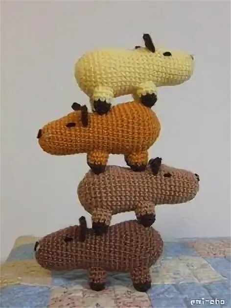 Капибару связать крючком схема и описание большую Capybara crochet pattern Capybara, Crochet patterns, Crochet