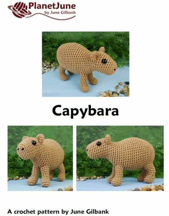 Капибару связать крючком схема и описание большую Capybara Amigurumi CROCHET PATTERN Digital PDF File Download - Etsy Capybara, Cr