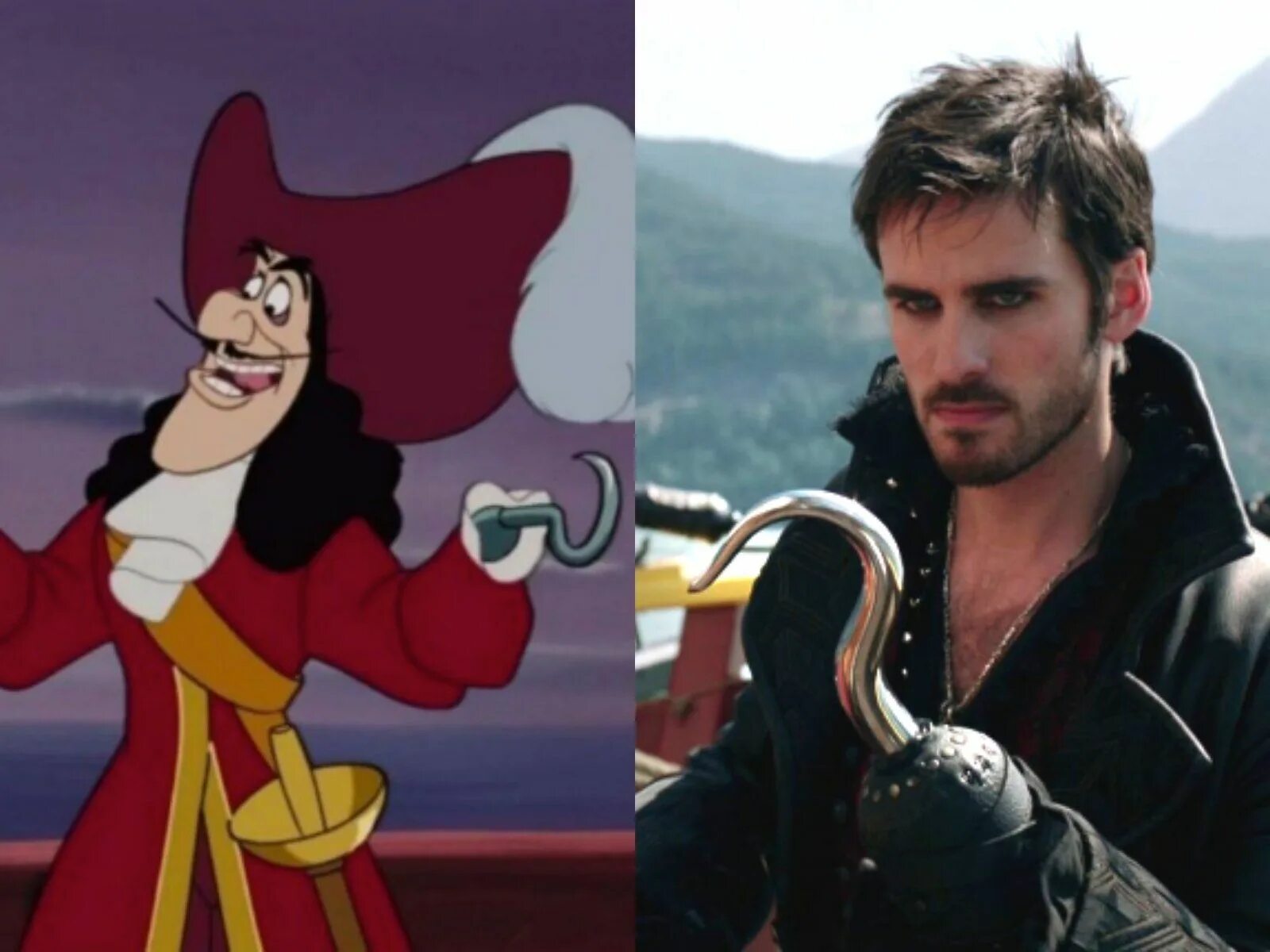 Капитан крюк площадь революции 1 фото Here's how similar, or different, the characters from 'Once Upon a Time' are to 