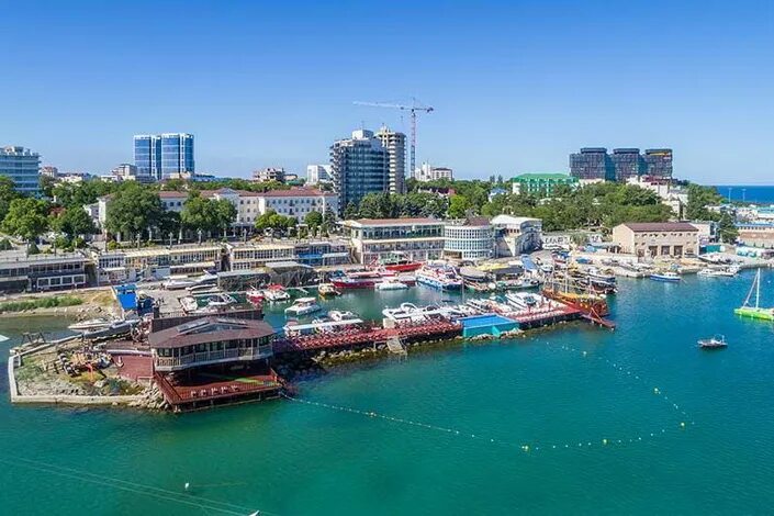 Капитан набережная ул 3 фото Отель Морской Клуб в Анапе в море