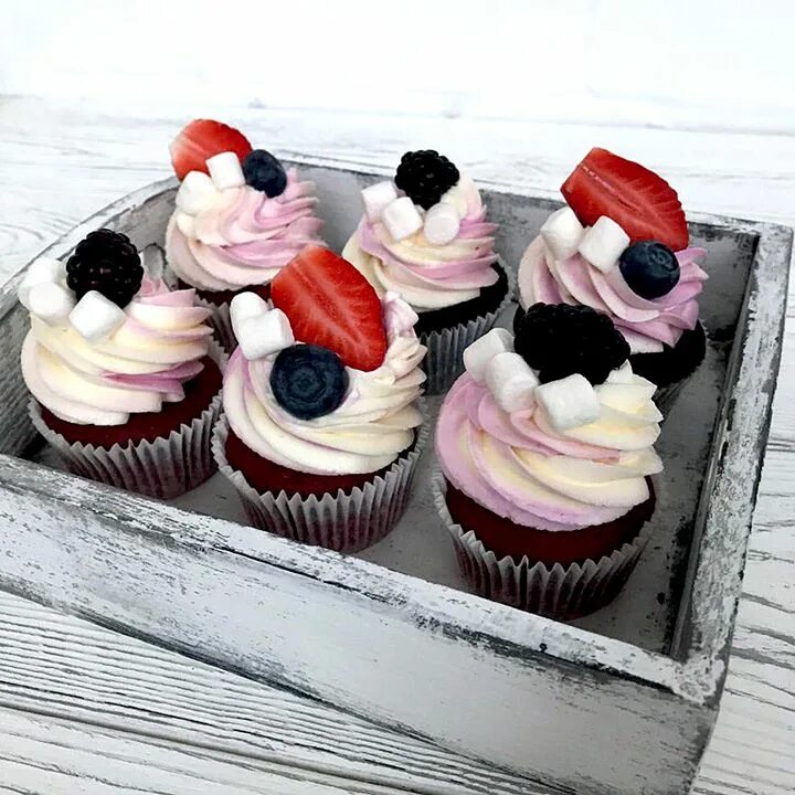 Капкейки приготовление с фото начинка для капкейка Капкейки, Идеи для блюд и Десерты