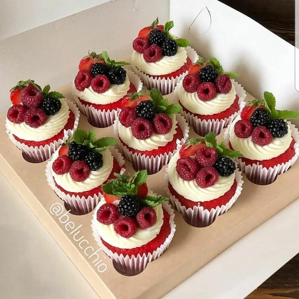 Капкейки с фруктами фото AmourDuCake (@amourducake) * Instagram photos and videos Blueberry cake recipes,