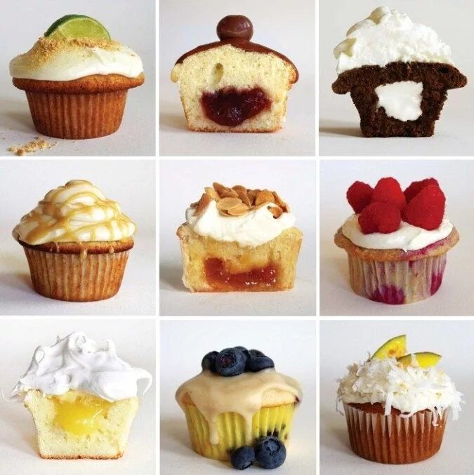Капкейки в духовке рецепт с фото Delicious Cupcakes to Satisfy Your Sweet Tooth