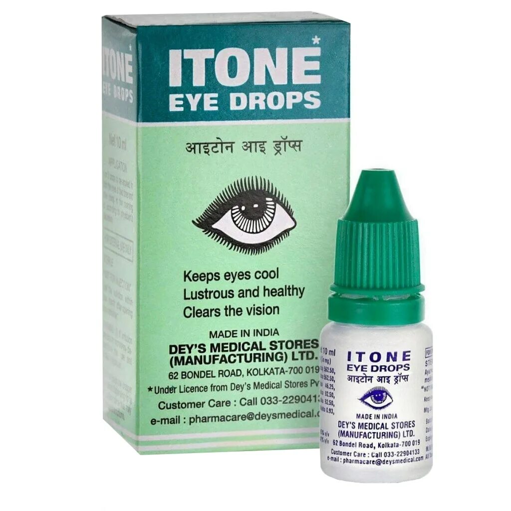 Капли для глаз фото Айтон (Itone Eye Drops) глазные капли, 10 мл - купить в Москве с доставкой по Ро