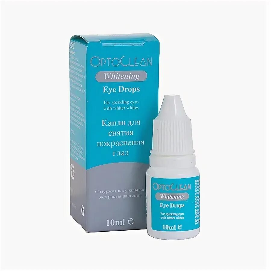Капли для глаз фото Капли для глаз OptoClean Whitening в Мурманске купить