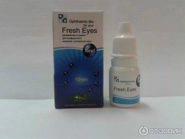 Капли для глаз фото Отзыв о Смазывающие и увлажняющие капли Ophthalmix Bio Fresh Eyes Действительно 
