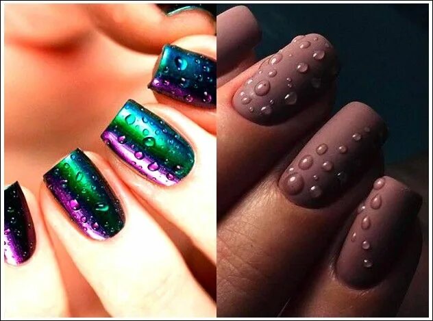 Капли маникюр дизайн Domain Details Page Winter nail designs, Nail designs, Simple nail designs