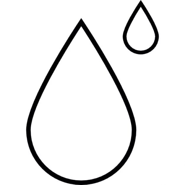 Капля самодельная Gotas de chuva, iOS símbolo 7 de interface Ícone grátis Gotas de chuva, Decoraçã