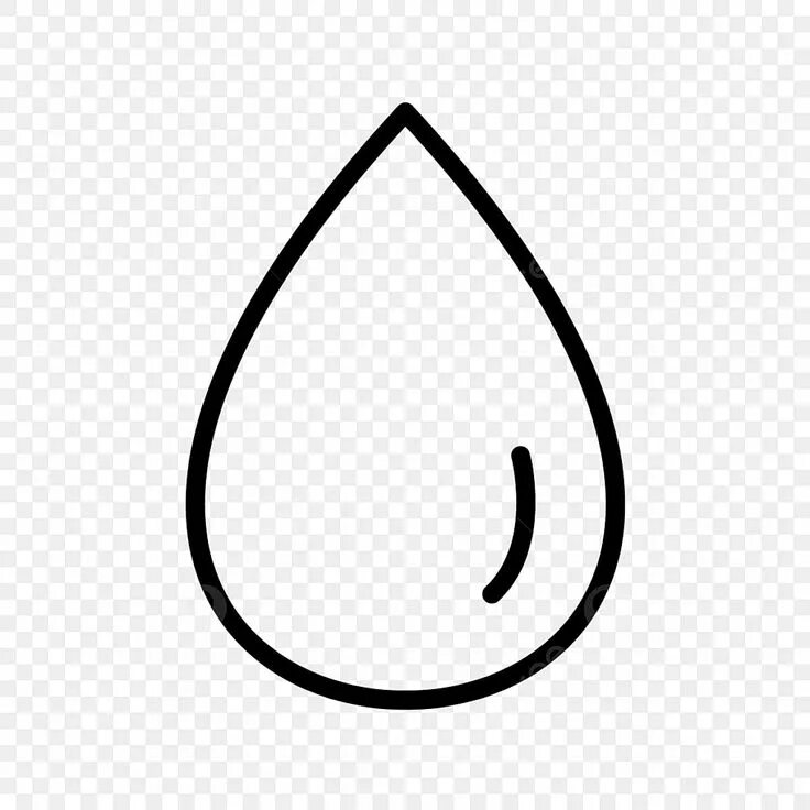 Капля самодельная Rain Drops Clipart PNG Images, Vector Rain Drop Icon, Drop Icons, Rain Icons, Li
