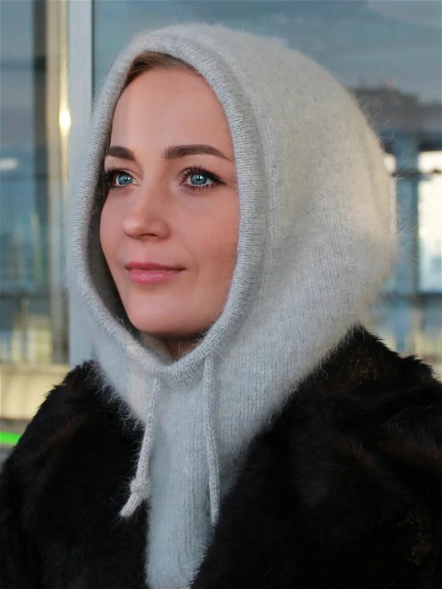 Капор из 90 х ангора фото Капор из ангоры Yunona Knitwear 10647310 купить в интернет-магазине Wildberries