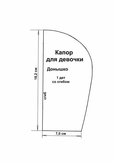 Капор своими руками выкройка МК по пошиву модного капора для юной леди. - МК по кройке и шитью ... Выкройки, 
