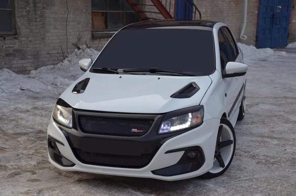 Капот гранта тюнинг Пластиковый капот "DTM" на LADA GRANTA - DRIVE2