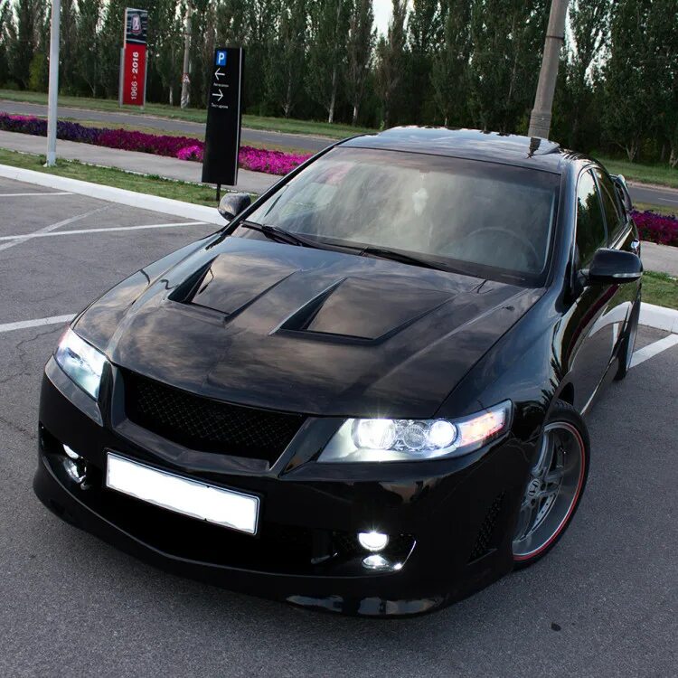 Капот хонда аккорд тюнинг Капот "MUGEN Style" для Honda Accord VII (2002-2006) купить недорого с доставкой