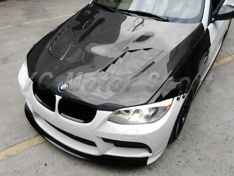 Капот машины фото Car Accessories Carbon Fiber CT-Style Hood Fit For 2007-2011 E92 E93 M3 Hood Bon