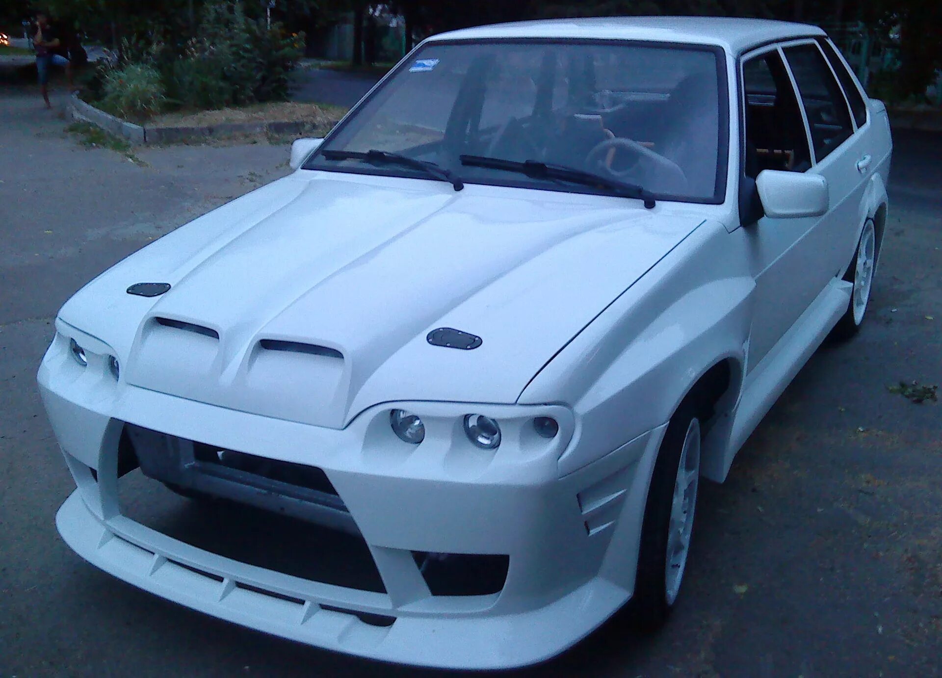 Капот на ваз 2114 тюнинг После покраски. - Lada 2115, 1,7 л, 2003 года тюнинг DRIVE2