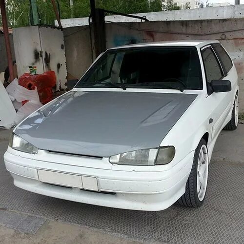 Капот на ваз 2114 тюнинг Купить Капот стеклопластиковый "APEX AVR" ВАЗ 2113, 2114, 2115 Интернет-магазин 