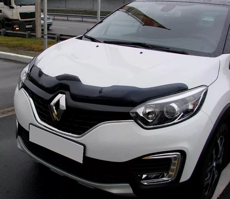 Капот рено каптур фото SREKAP1312 Дефлектор капота SIM для Renault Kaptur 1 (2016-2024) * MonsterAuto