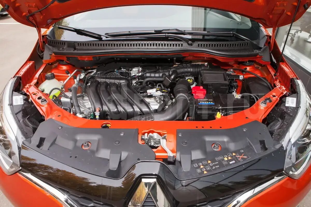 Капот рено каптур фото Renault Kaptur 1.6 CVT Style (04.2016 - 03.2019) - технические характеристики