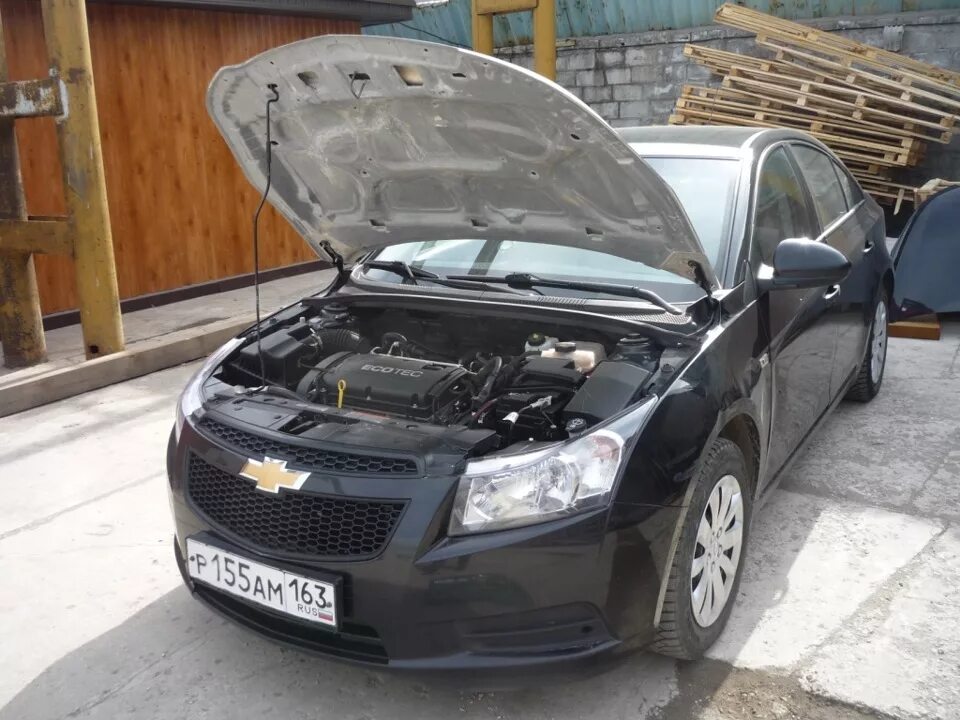 Капот шевроле круз фото Стекло-пластиковый капот на Chevrolet Cruze с жабрами…установка - Proexpert на D