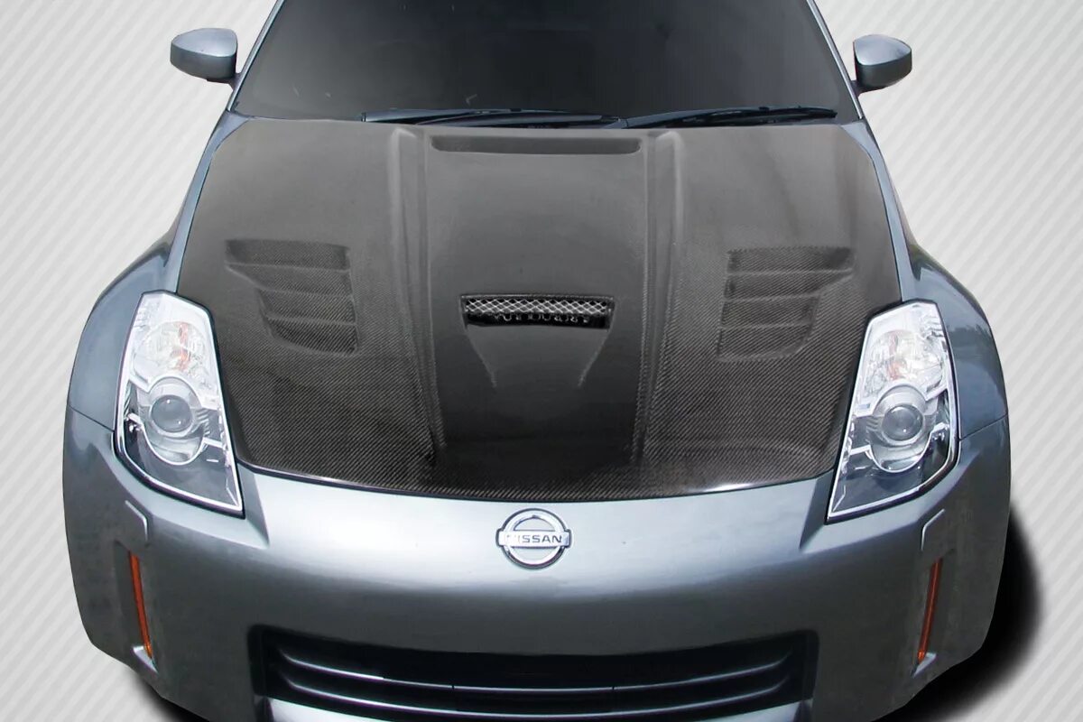 Капот тюнинг фото Carbon Creations Vader Hood Body Kit for 03-06 Nissan 350Z eBay