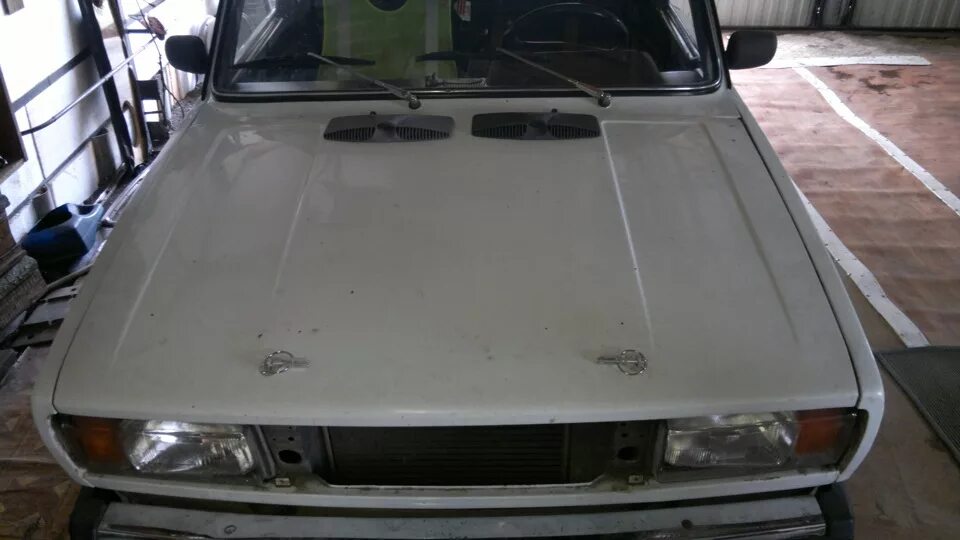 Капот ваз 2105 фото Капот аллигатор на Ваз 2105 - Lada 21057, 2002 года стайлинг DRIVE2