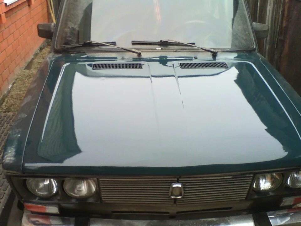Капот ваз 2106 фото Помыл машину и полирнул капот - Lada 21061, 1,5 л, 1996 года наблюдение DRIVE2