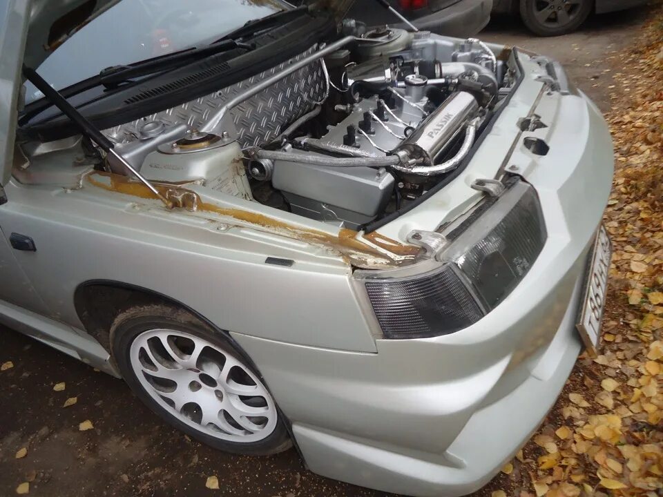 Капот ваз 2112 фото уплотнитель капота от грязи - Lada 21124, 1,6 л, 2005 года своими руками DRIVE2