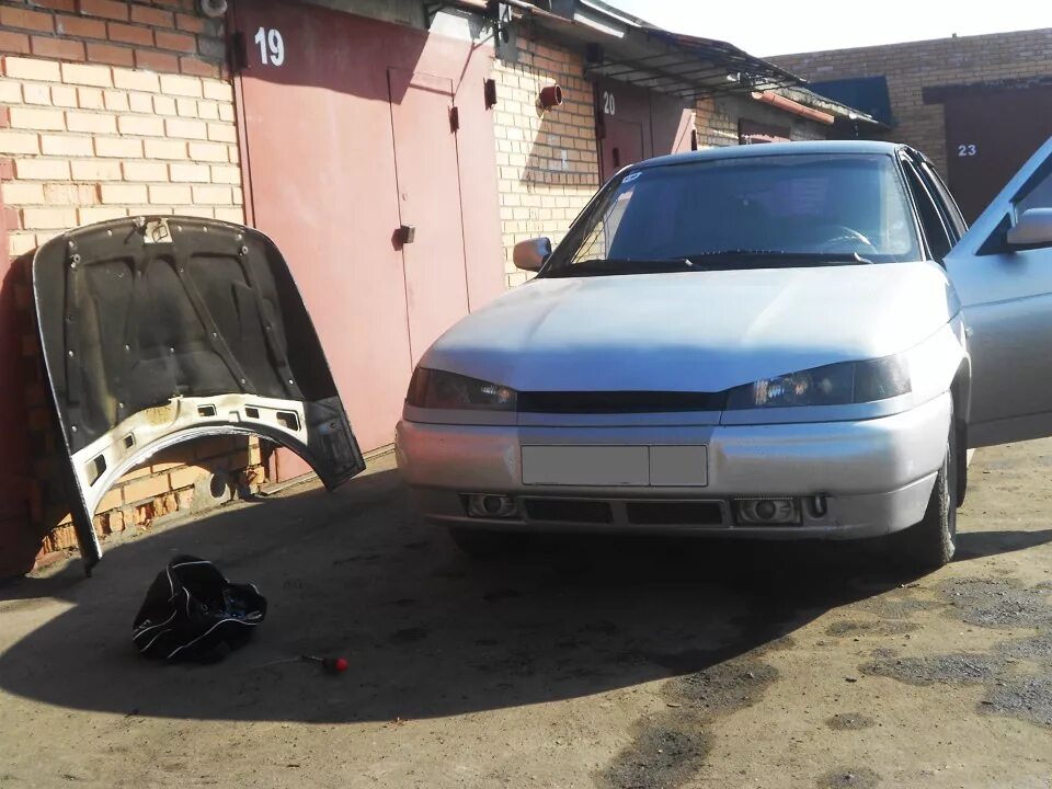 Капот ваз 2112 фото Капот Bad Boy_Финиш - Lada 21120, 1,5 л, 2003 года стайлинг DRIVE2