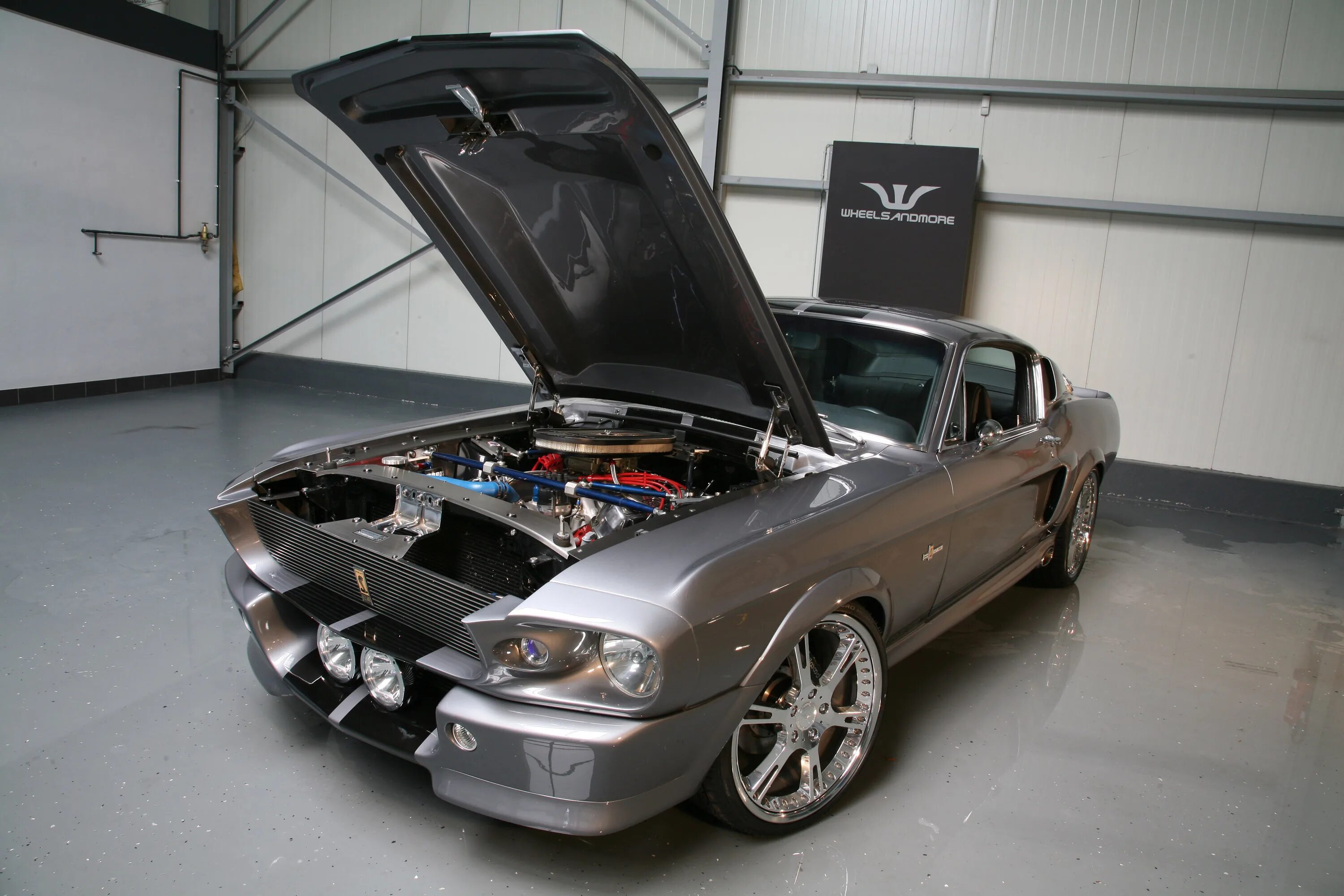 Капоты авто фото Wheelsandmore Mustang Shelby GT500 - ELEANOR (2009) - picture 15 of 36
