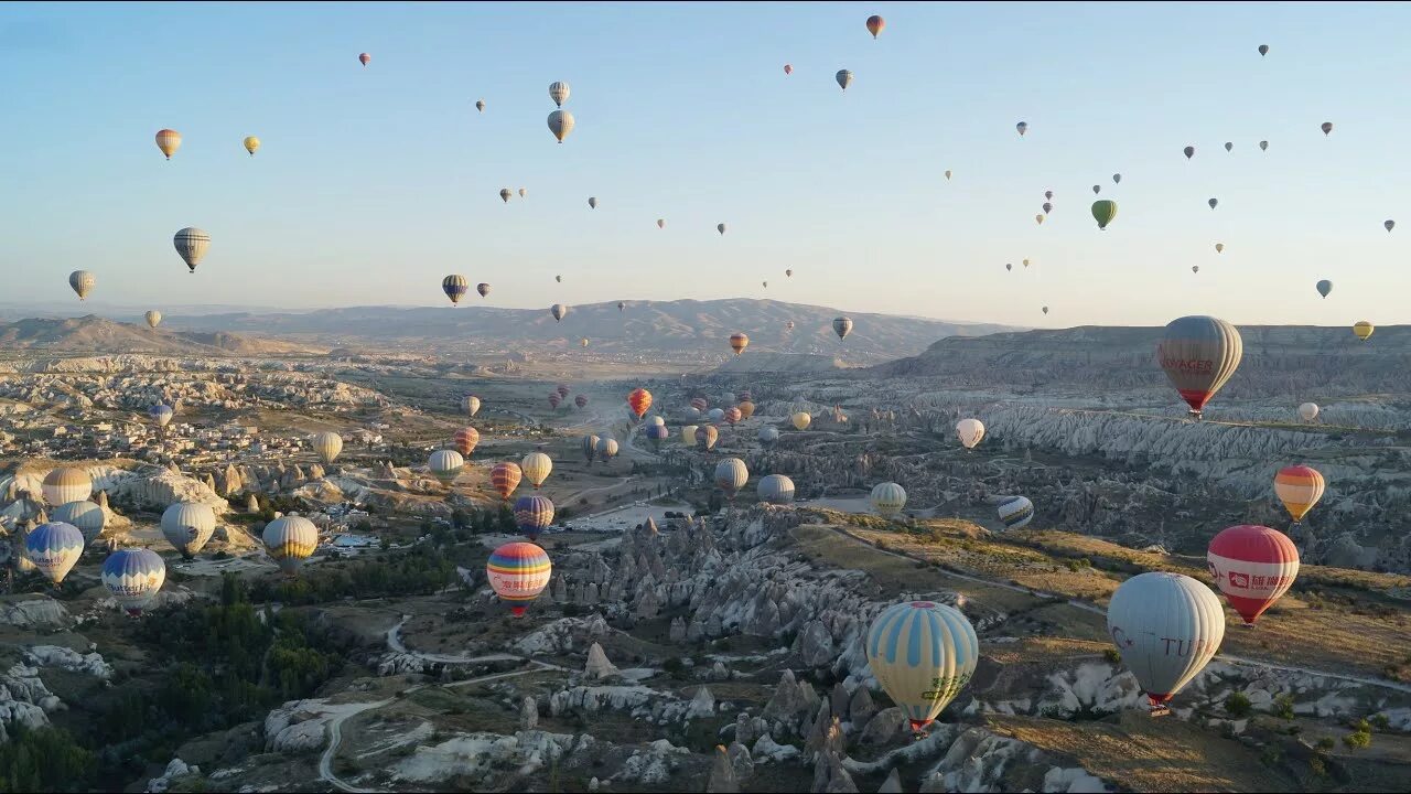 Каппадокия полет на воздушном шаре фото Полёт на воздушном шаре / Balloon Flight in the Valley of Love Göreme Kapadokya 