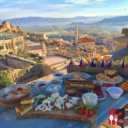 Каппадокия турецкая кухня благовещенская ул 4 фото Serpme Kahvaltı - Rox Cappadocia / Kapadokya ( UÇHİSAR ) Çalışma Saatleri 7-24 ☎