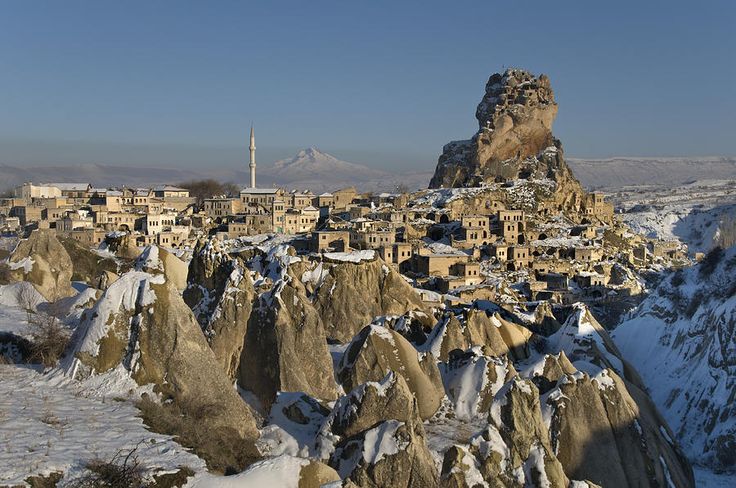 Каппадокия турция фото достопримечательности Cappadocia in winter by Ayhan Altun Mount rushmore, Natural landmarks, Landmarks