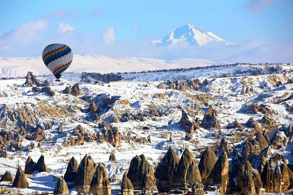 Каппадокия в декабре фото турция цена 2024 Kapadokya'daki turist sayısında tarihi rekor