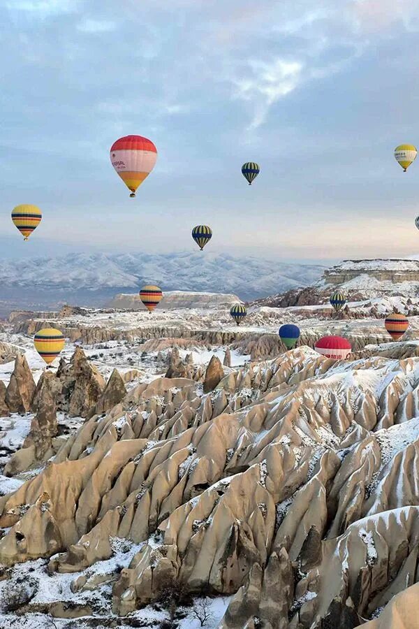 Каппадокия зимой фото 10 places that are even better in the snow Winter travel, Moonscape, Holiday tra