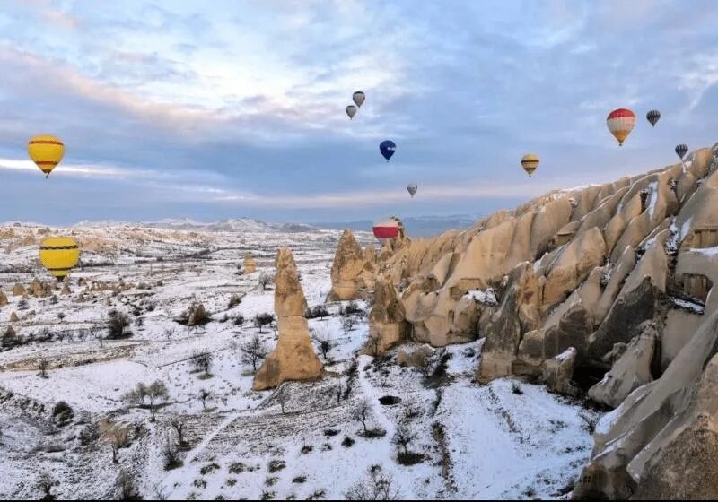 Каппадокия зимой фото CAPPADOCIA 2-DAY TOUR FROM SIDE