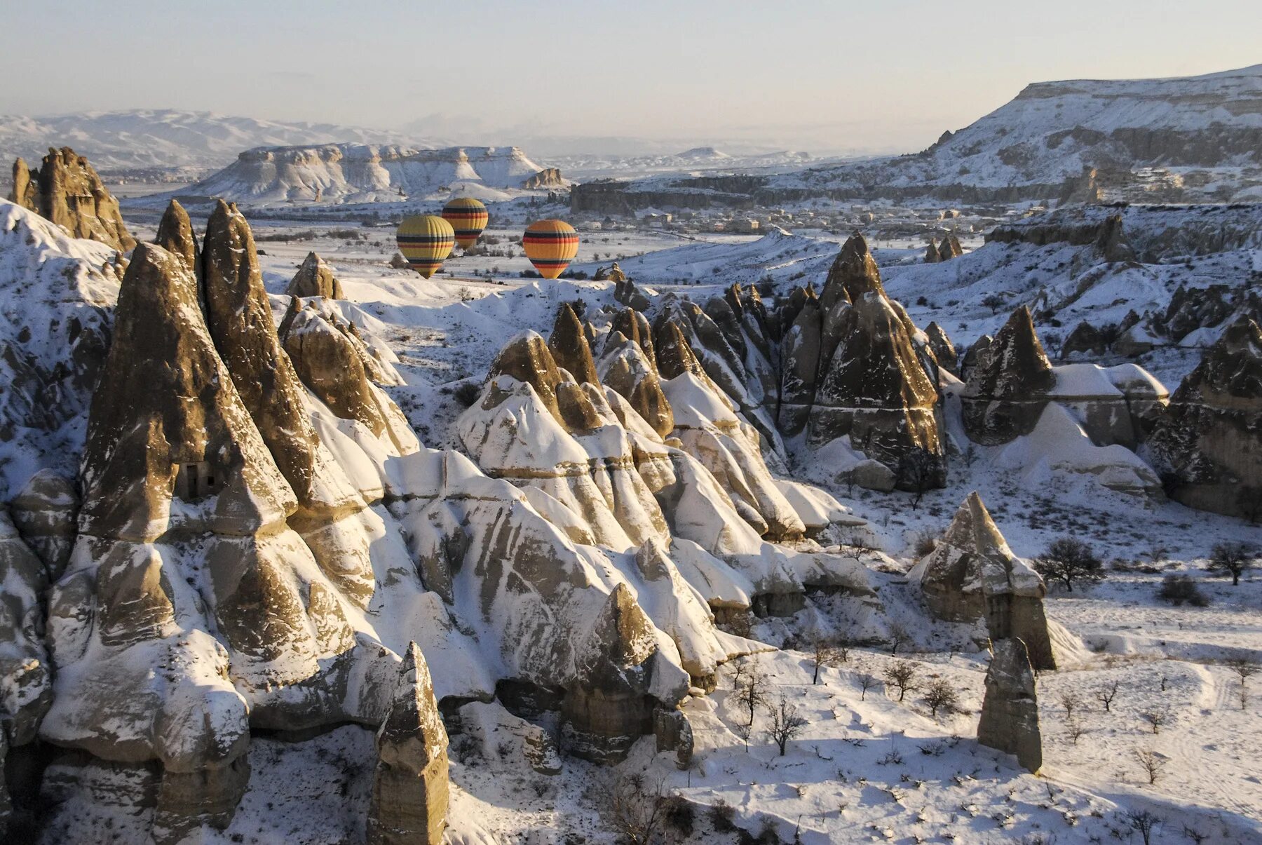 Каппадокия зимой фото A világ 25 legkedveltebb turistacélpontja