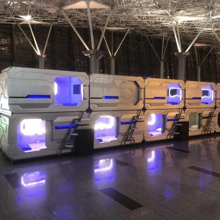 Капсула в аэропорту фото Source funny kids furniture sleeping pod capsule bunk bed on m.alibaba.com