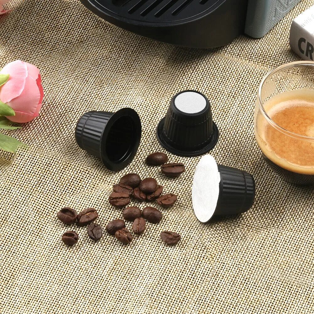 Капсульное кофе фото Одноразовая капсула для кофе Nespresso, фильтр, чашка для еды, кафе, приготовлен