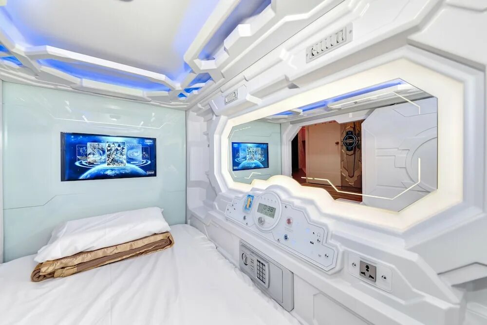 Капсульный отель москва цены фото Забронировать отель Space Q Capsule Hotel в Австралии онлайн Хеймаркет. отзыва о