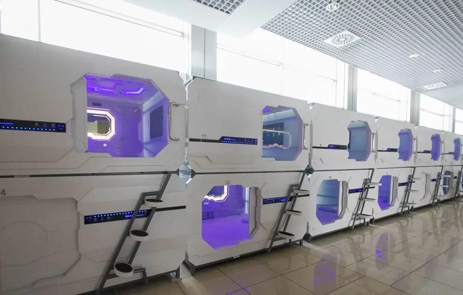 Капсульный отель в аэропорту фото Капсульный отель POWER NAP в МА Кольцово: обзор